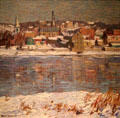 Across the Delaware painting by Robert Spencer at The Phillips Collection. Washington, DC.