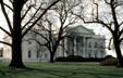The White House in winter. Washington, DC