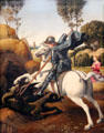 St George & the Dragon painting by Raphael at National Gallery of Art. Washington, DC.