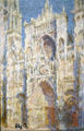 Rouen Cathedral, West Façade, Sunlight painting by Claude Monet at National Gallery of Art. Washington, DC.