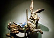 Carousel rabbit in Smithsonian's National History Museum. Washington, DC