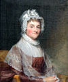 Abigail Smith Adams portrait by Gilbert Stuart at National Gallery of Art. Washington, DC.