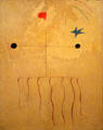 Head of a Catalan Peasant painting by Joan Miró at National Gallery of Art. Washington, DC.