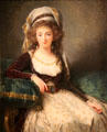 Madame d'Aguesseau de Fresnes portrait by Élisabeth Louise Vigée Le Brun at National Gallery of Art. Washington, DC.