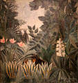 Equatorial Jungle painting by Henri Rousseau at National Gallery of Art. Washington, DC.