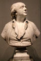 Marble bust of Giuseppe Balsamo, Conte di Cagliostro by Jean-Antoine Houdon at National Gallery of Art. Washington, DC.