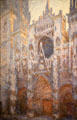 Rouen Cathedral, West Façade painting by Claude Monet at National Gallery of Art. Washington, DC.