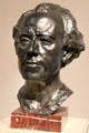 Bust of Gustav Mahler by Auguste Rodin at National Gallery of Art. Washington, DC.