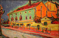Houses in Dresden painting by Ernst Ludwig Kirchner at National Gallery of Art. Washington, DC.