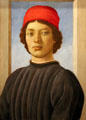 Portrait of a Youth by Filippino Lippi of Florence at National Gallery of Art. Washington, DC