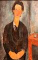 Chaim Soutine portrait by Amedeo Modigliani at National Gallery of Art. Washington, DC.
