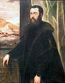 Portrait of Venetian Senator by Jacopo Tintoretto of Venice at National Gallery of Art. Washington, DC.