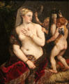 Venus with a Mirror painting by Titian of Venice at National Gallery of Art. Washington, DC.
