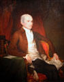 John Jay, diplomat portrait by Gilbert Stuart & John Trumbull at National Portrait Gallery. Washington, DC.
