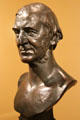 Ralph Waldo Emerson, author bronze bust by Daniel Chester French at National Portrait Gallery. Washington, DC.