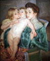The Caress painting by Mary Cassatt at Smithsonian American Art Museum. Washington, DC.