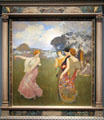 Spring Dance painting by Arthur F. Mathews at Smithsonian American Art Museum. Washington, DC.