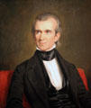 James K. Polk portrait by George P.A. Healy at National Portrait Gallery. Washington, DC.