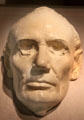 Abraham Lincoln life mask by Leonard Wells Volk at National Portrait Gallery. Washington, DC.