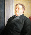 William Howard Taft portrait by William Valentine Schevill at National Portrait Gallery. Washington, DC.