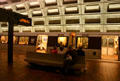 Metro train in station. Washington, DC.