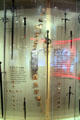Display of Spanish swords & items plundered from the Americas at National Museum of the American Indian. Washington, DC.