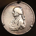 James Madison peace medal at National Museum of the American Indian. Washington, DC.