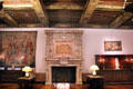 Renaissance furnishings of Music Room at Dumbarton Oaks Museum. Washington, DC.