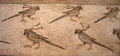 Birds with ribbons Roman floor mosaic Dumbarton Oaks. Washington, DC.