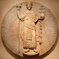 Middle Byzantine marble roundel with Emperor John II Komnenos at Dumbarton Oaks Museum. Washington, DC.