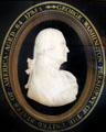 Framed profile of George Washington, President, Aged 64, 1795 at Tudor Place. Washington, DC.