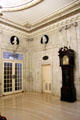 Pennsylvania Foyer with Vermont marble walls & tall clock at DAR Memorial Continental Hall. Washington, DC