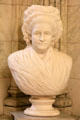 Bust of Martha Washington in Pennsylvania Foyer at DAR Memorial Continental Hall. Washington, DC.