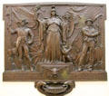 Bronze plaque to the Army & Navy Chapters of DAR at Memorial Continental Hall. Washington, DC.