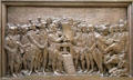 Bronze plaque to Heroes of the Independence by David D'Anges of DAR at Memorial Continental Hall. Washington, DC.