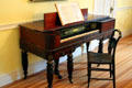 Mahogany piano by Samuel Neilson of New York City in Kentucky period parlor at DAR Memorial Continental Hall. Washington, DC.