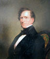 Portrait of President Franklin Pierce by S. Walker at DAR Memorial Continental Hall. Washington, DC.