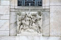 Midsummer Nights Dream relief on Folger Shakespeare Library. Washington, DC.