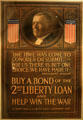 President Woodrow Wilson poster promoting Liberty Bond sales at National Museum of American History. Washington, DC.