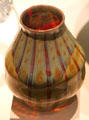 Glass vase by Tiffany Glass & Decorating Co. of Corona, NY at National Museum of American History. Washington, DC.