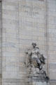 North America sculpture on facade of OAS building. Washington, DC.