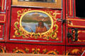 Door painting on Concord stage coach at National Postal Museum. Washington, DC.