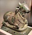 Bronze Nandi the Bull from India at Smithsonian Freer Gallery of Art. Washington, DC.