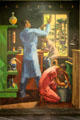 Blacks in Science painting by Millard Sheets at Interior Department. Washington, DC.