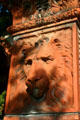 Detail of lion on Alcazar Hotel. St Augustine, FL.