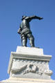 Statue of Juan Ponce de Leon near spot where he landed during his discovery of Florida in 1513. St Augustine, FL.