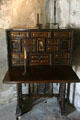 Spanish colonial desk in The Oldest House. St Augustine, FL.