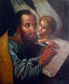 Painting of Evangelist St Matthew in The Oldest House. St Augustine, FL.