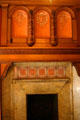 Fireplace in Ponce de Leon Hotel. St Augustine, FL.