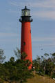 Jupiter Inlet Lighthouse 108ft tall has original Fresnel lens. FL.